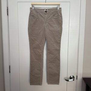 Kut From the Cloth Rachael Fab Ab Mom Jeans Womens Sz 6 Beige Corduroy Straight